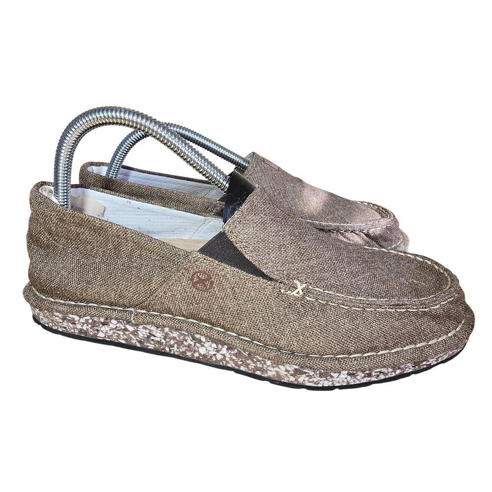 Mens Twisted X Circular Project Slip on Shoe Linen and Leather Upper Size 9.5 - Picture 4 of 7